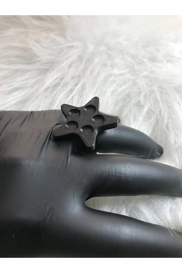 Parmak Yüzüklü Oje Karıştırma Paleti