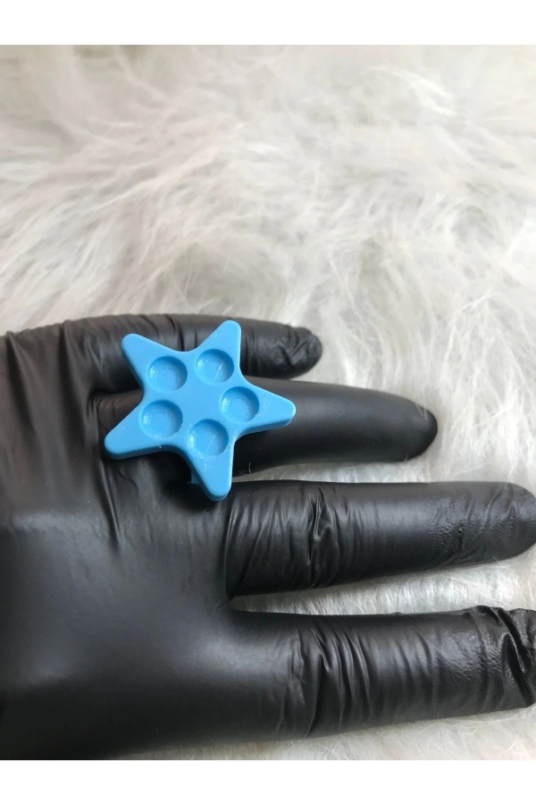 Parmak Yüzüklü Oje Karıştırma Paleti