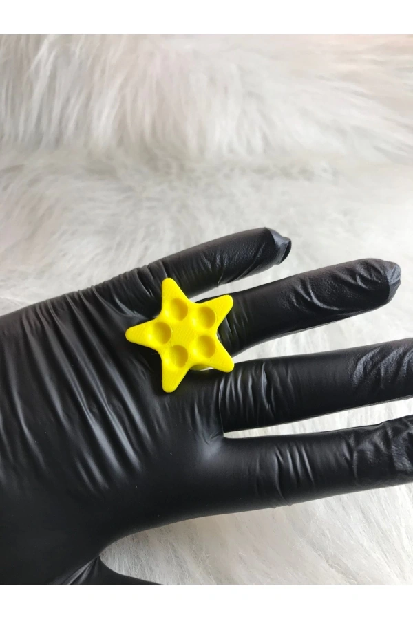 Parmak Yüzüklü Oje Karıştırma Paleti