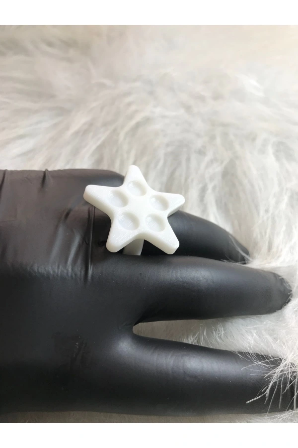 Parmak Yüzüklü Oje Karıştırma Paleti