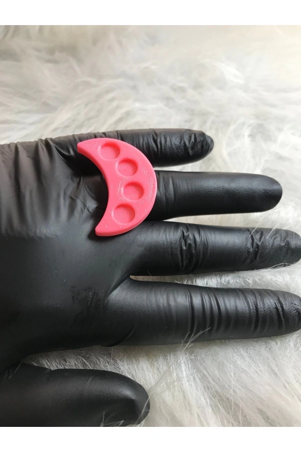 Parmak Yüzüklü Oje Karıştırma Paleti