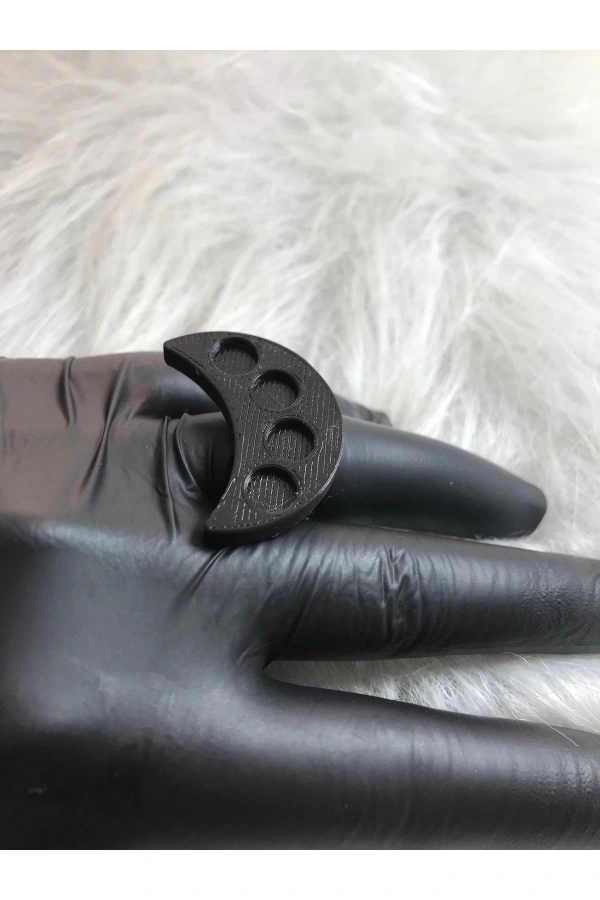 Parmak Yüzüklü Oje Karıştırma Paleti