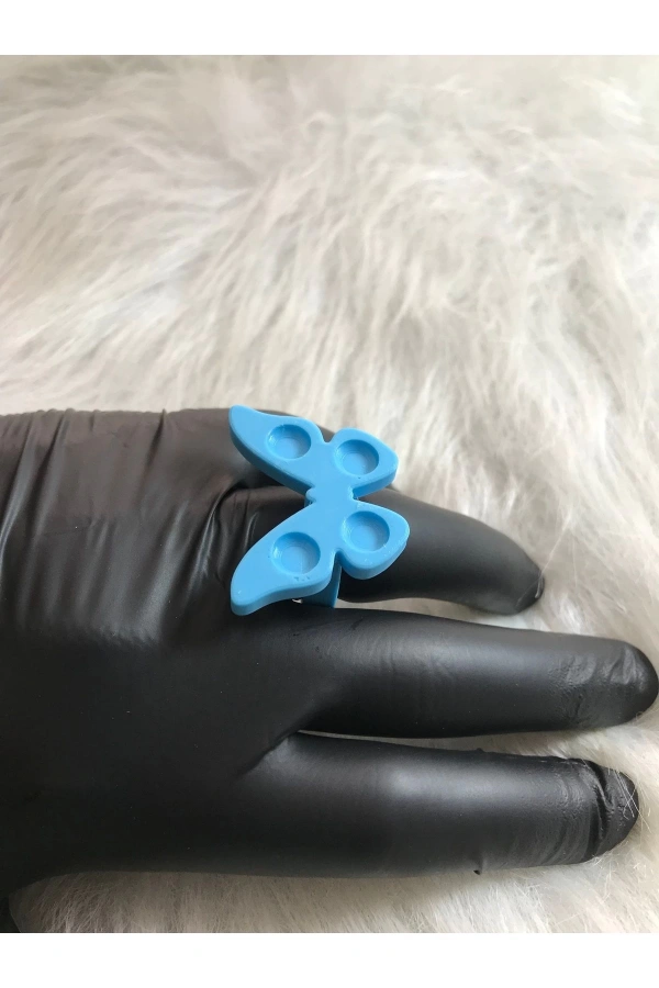 Parmak Yüzüklü Oje Karıştırma Paleti