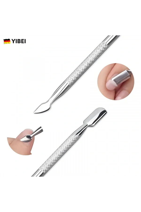 Çift Taraflı Tırnak Eti İtici ve Kazıyıcı – Paslanmaz Çelik