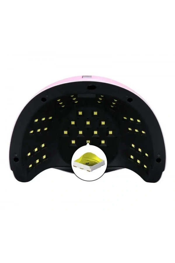 Tırnak Kurutucu UV LED Lamba Pembe 120W