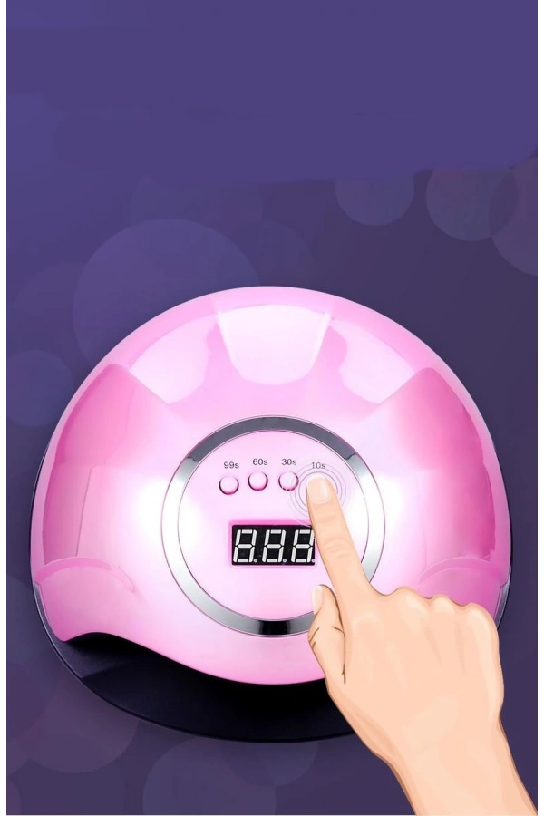 Tırnak Kurutucu UV LED Lamba Pembe 120W
