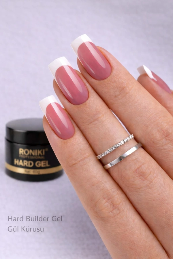 Roniki Professional Builder Jel Dark Rose 016 – 60g Protez Tırnak Yapı Jeli