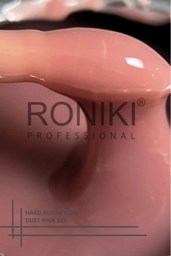 Roniki Professional Builder Jel Dust Pink 022 – 60g Protez Tırnak Yapı Jeli