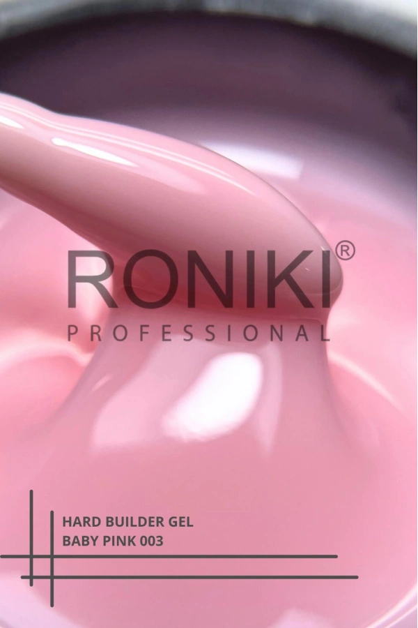 Roniki Professional Builder Jel Baby Pink 003 – 60g Protez Tırnak Yapı Jeli