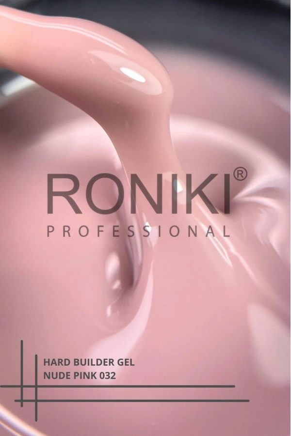 Roniki Professional Builder Jel Nude Pink 032 – 60g Protez Tırnak Yapı Jeli