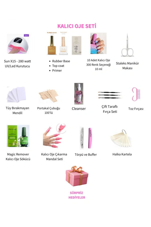 Kalıcı Oje Seti