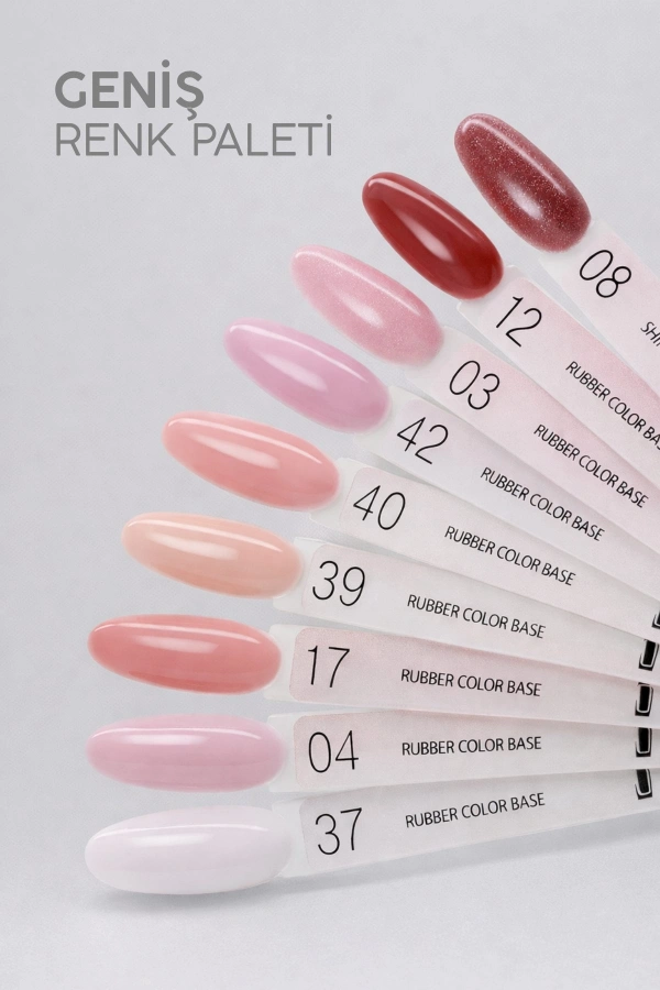 Roniki Color Rubber Base Coat 37 – Milky White 15 ML