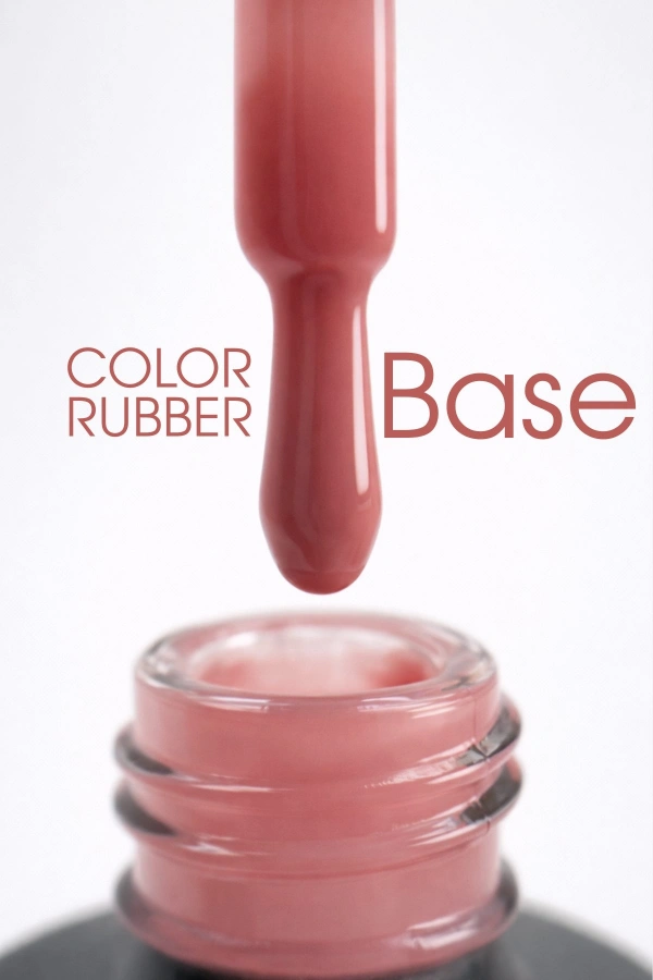 Roniki Color Rubber Base Coat 12 – Dusty Rose Pink 15 ML