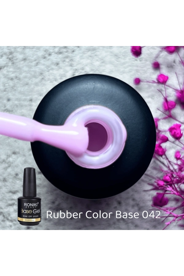 Roniki Color Rubber Base Coat 42 – Renkli Rubber Base 15 ML