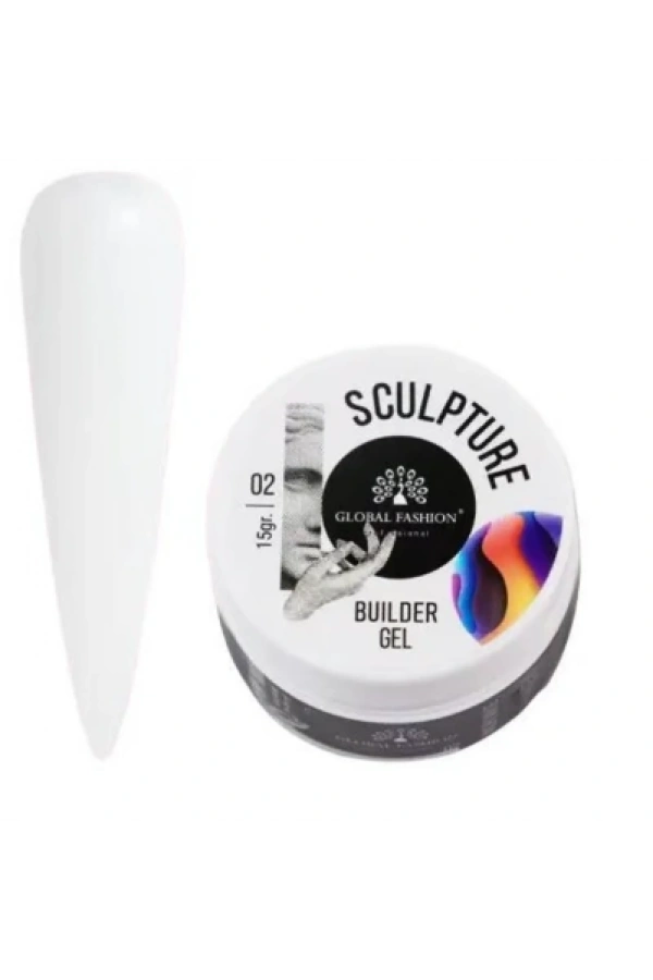 Global Fashion Sculpture Builder Gel 02 – 15 gr Rakı Beyazı Hamur Jel