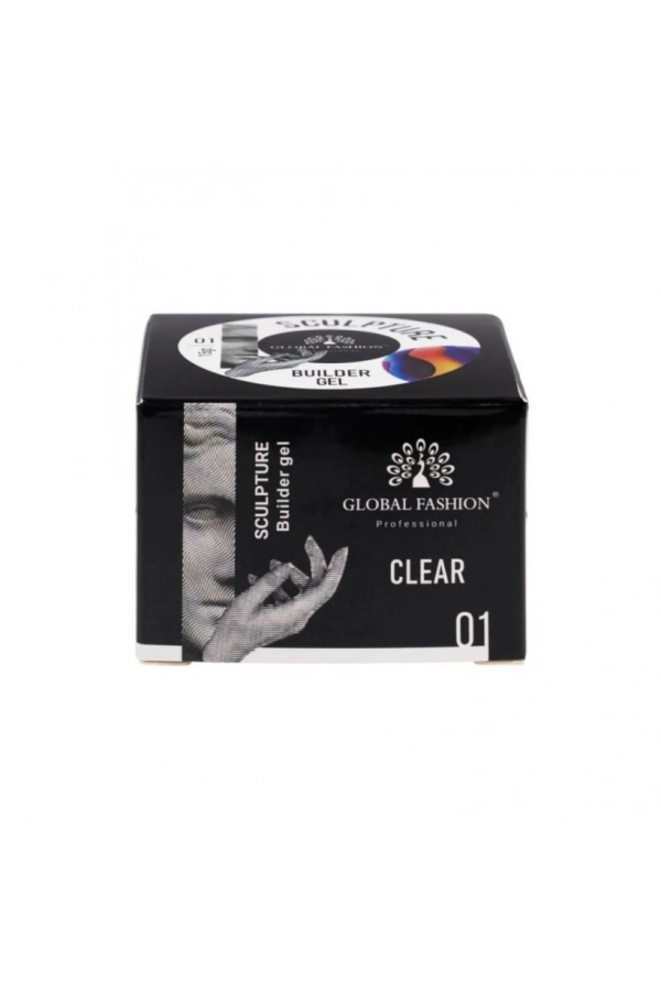 Global Fashion Sculpture Builder Gel 01 – 15 gr Şeffaf Hamur Jel
