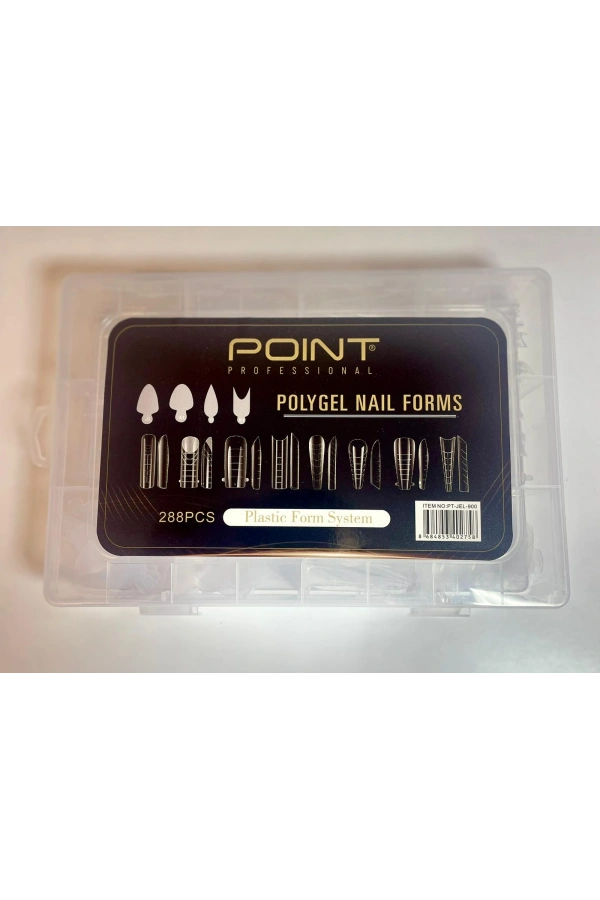Point Professional Polijel Üst Form Seti – 288 Adet Nail Form