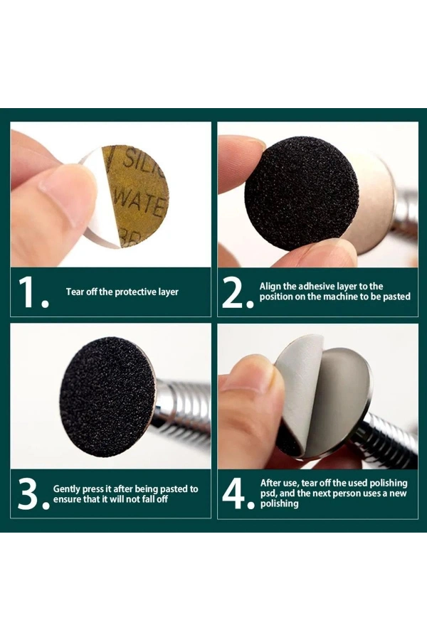 Profesyonel Podo Disk ve Zımpara Seti – 100 Adet