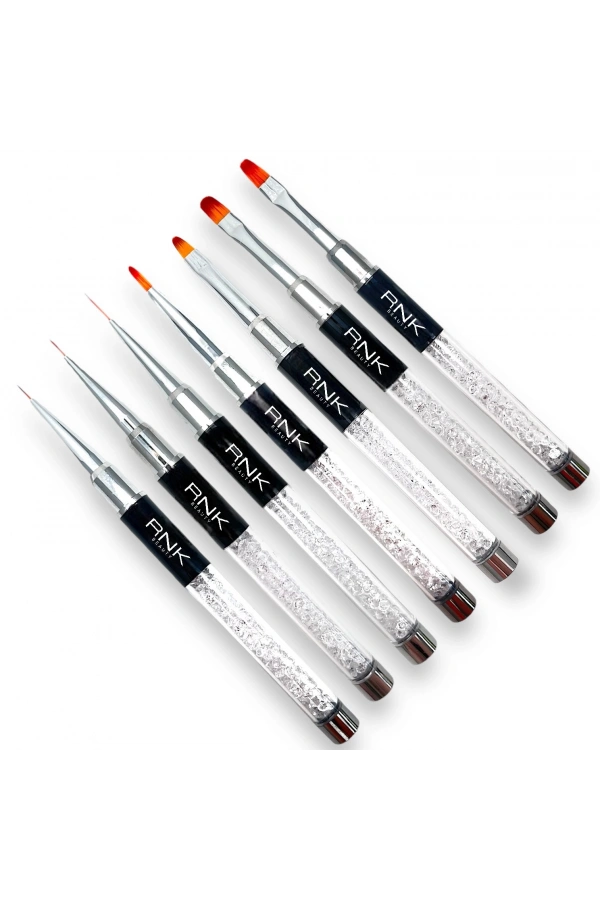 7’li Çok Amaçlı Kapaklı Protez Tırnak Fırça Seti