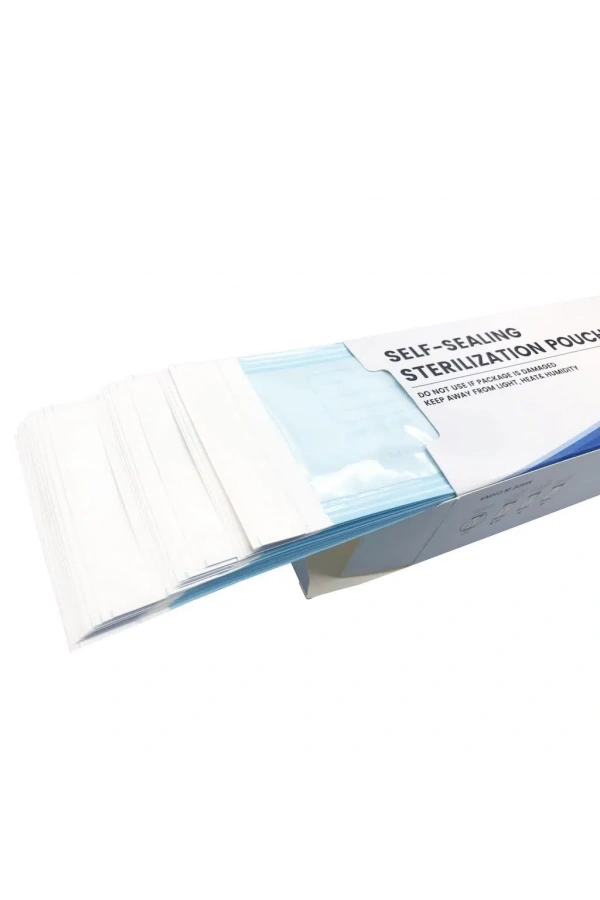 Alet Sterilizasyon Zarfı – İndikatörlü Sterilizasyon Paketi 90x260 mm (200 Adet)