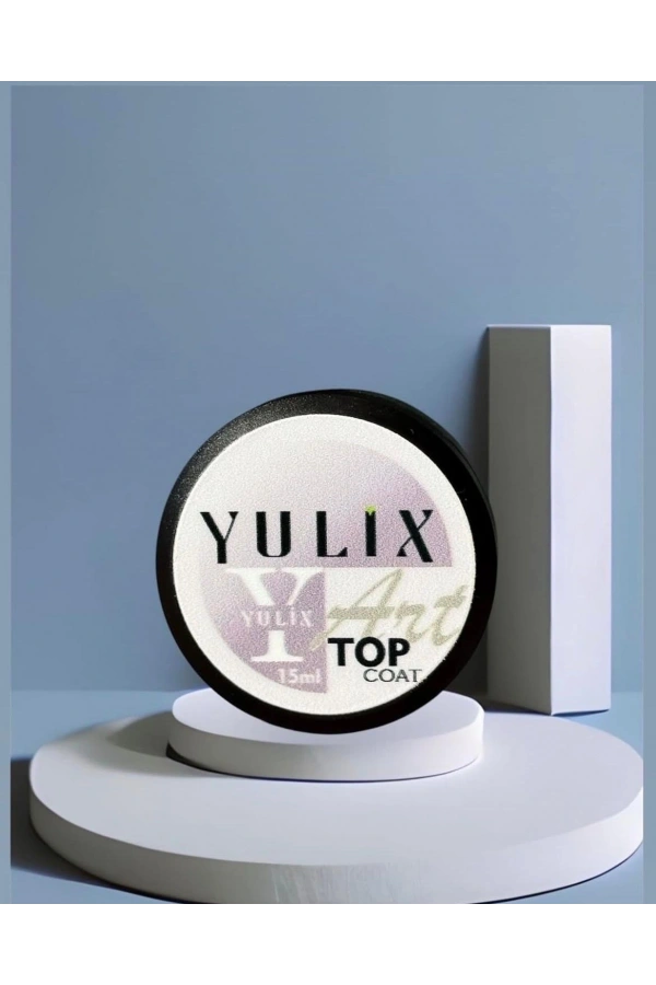 Yulix Art Top Coat 15 ml – 3D Nail Art Uyumlu Parlak Üst Kat