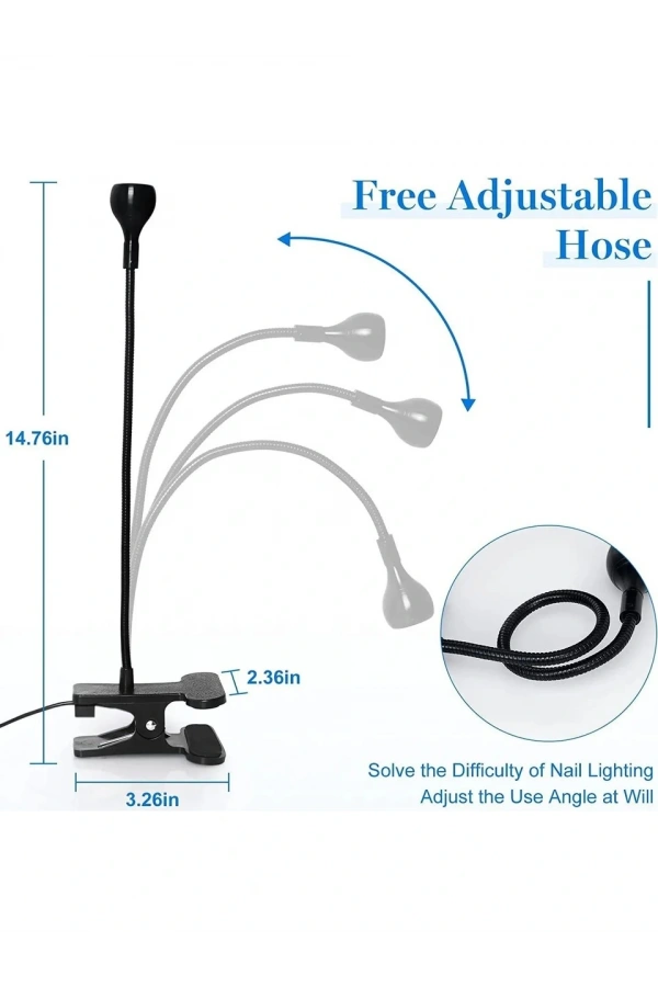 Akrobat UV/LED Kurutucu – Esnek Kollu, Hızlı Kurutma Teknolojisi