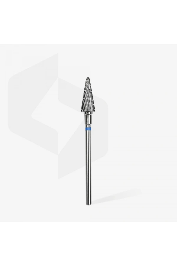 Staleks Sert Alaşım Koni Freze, Mavi, Çap 6 mm / Çalışma Kısmı 14 mm