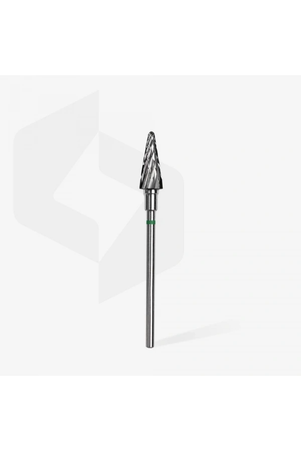 Staleks Sert Alaşım Koni Freze, Yeşil, Çap 6 mm / Çalışma Kısmı 14 mm