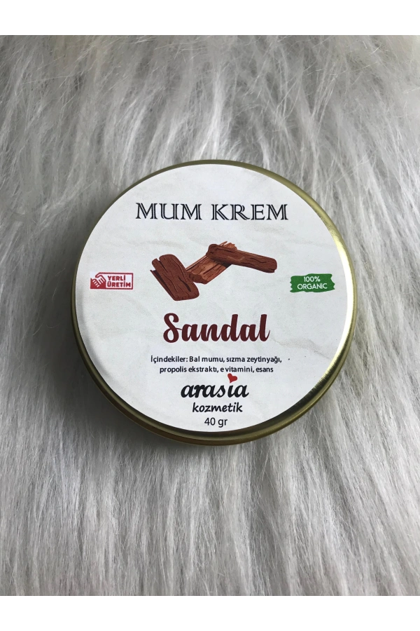 Sandal Ağacı Kokulu Mum Krem (Masaj Mumu) - 40 gr