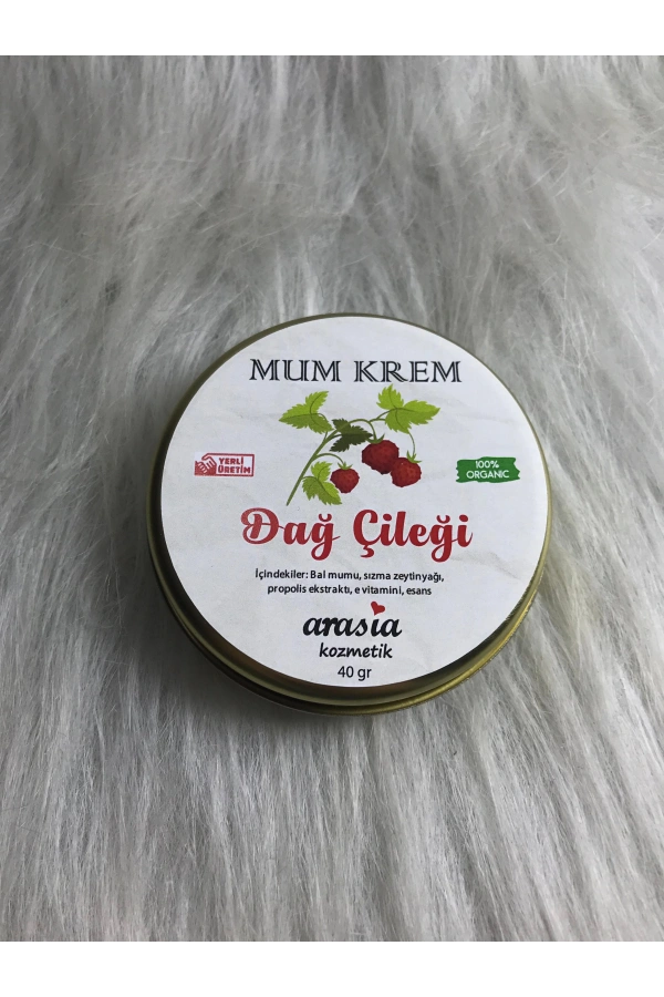 Dağ Çileği Kokulu Mum Krem (Masaj Mumu) – 40 gr