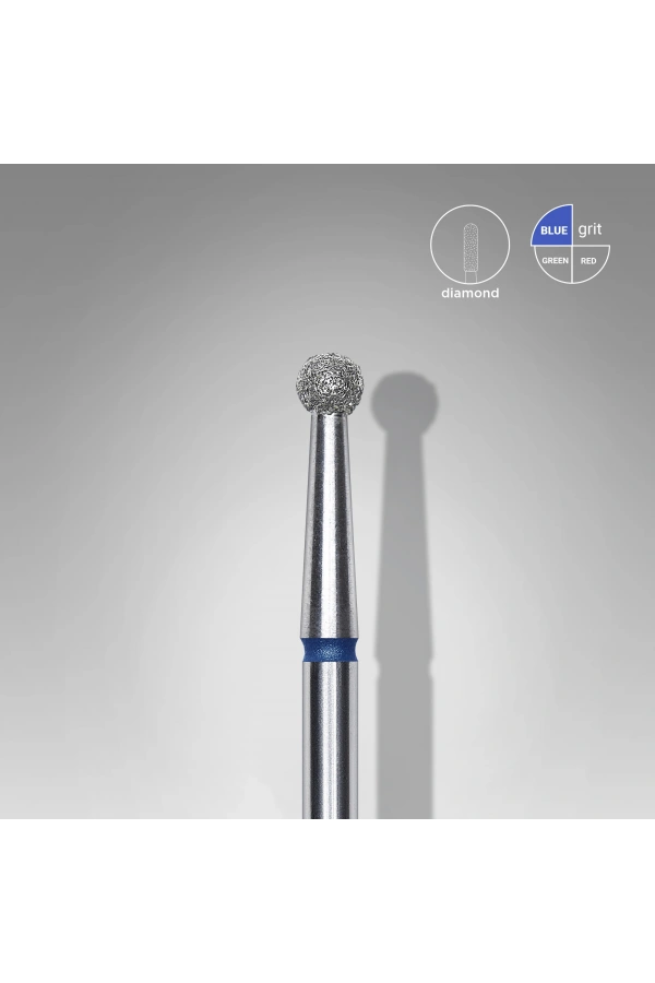 Staleks Elmas Küre Freze, Mavi, Çap 2,7 mm