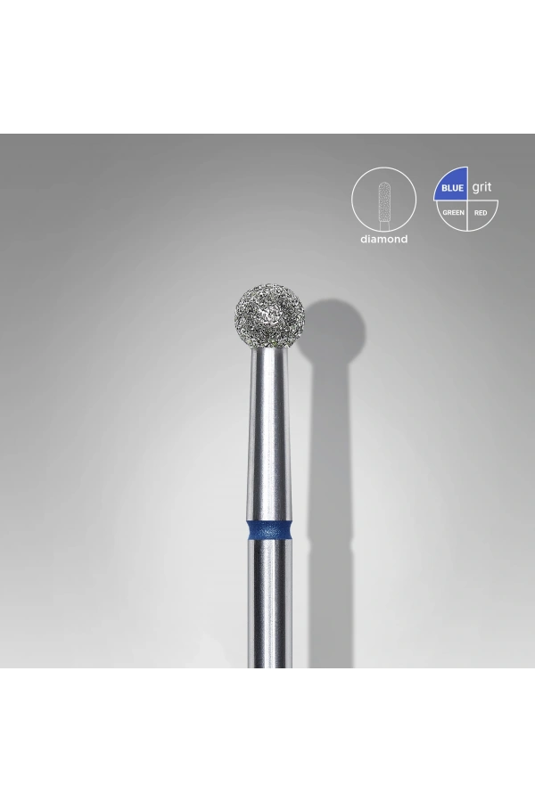 Staleks Elmas Küre Freze, Mavi, Çap 3,5 mm