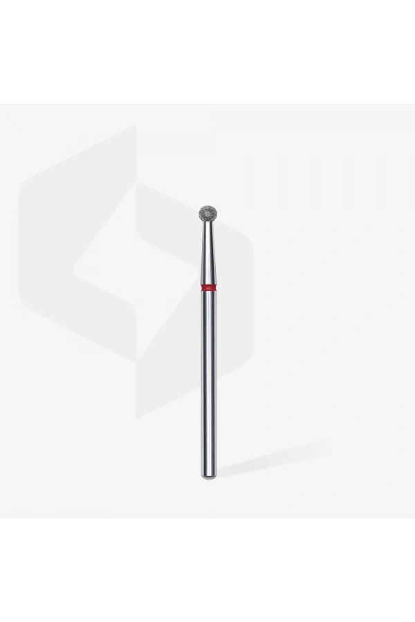 Staleks Elmas Küre Freze, Kırmızı, Çap 2,7 mm