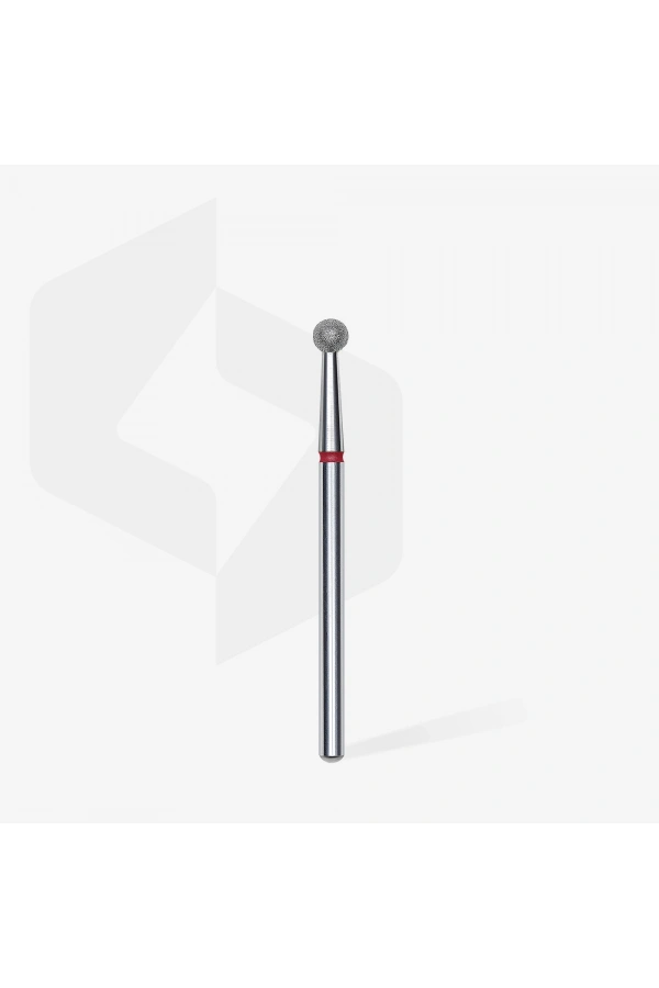 Staleks Elmas Küre Freze, Kırmızı, Çap 3,5 mm