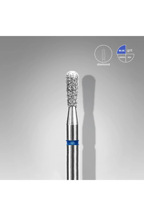 Staleks Elmas Kibrit Freze EXPERT, Mavi, Çap 2,3 mm, Çalışma Kısmı 5 mm