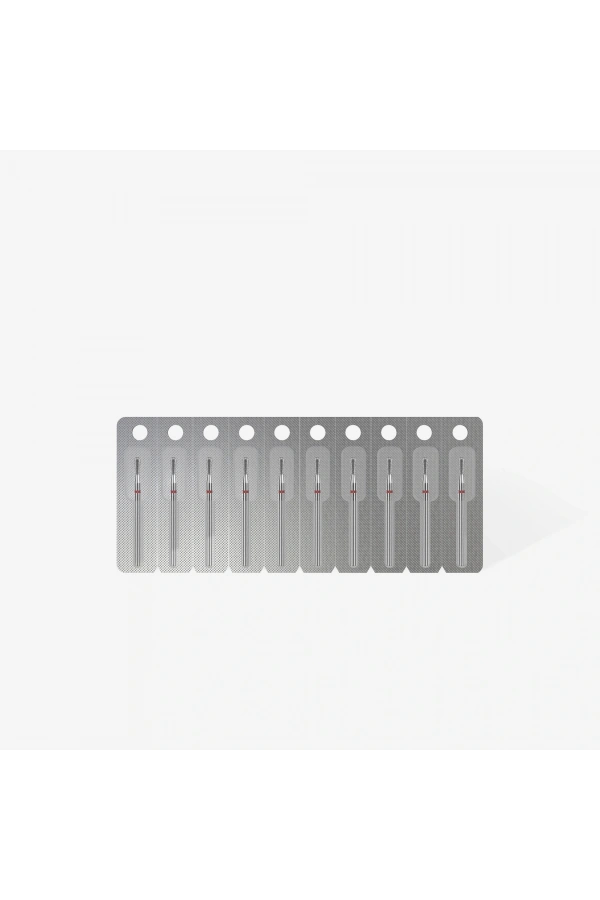 Staleks Elmas Kibrit Freze EXPERT, Kırmızı, Çap 2,3 mm, Çalışma Kısmı 5 mm