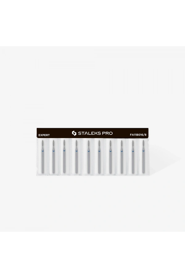 Staleks Elmas Sivri Alev Freze, Mavi, Çap 1,6 mm, Çalışma Kısmı 8 mm