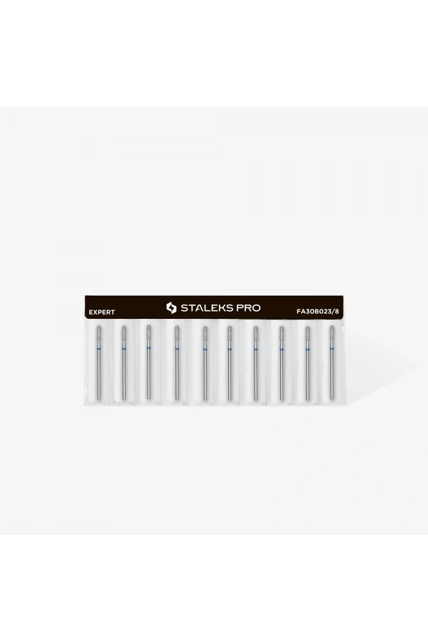 Staleks Elmas Yuvarlanmış Silindir Freze, Mavi, Çap 2,3 mm, Çalışma Kısmı 8 mm