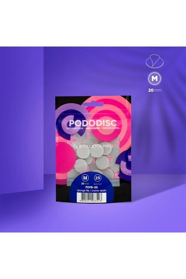 Staleks PODODISC STALEKS PRO M Pedikür Disk İçin Sünger Törpüler (25 Adet)
