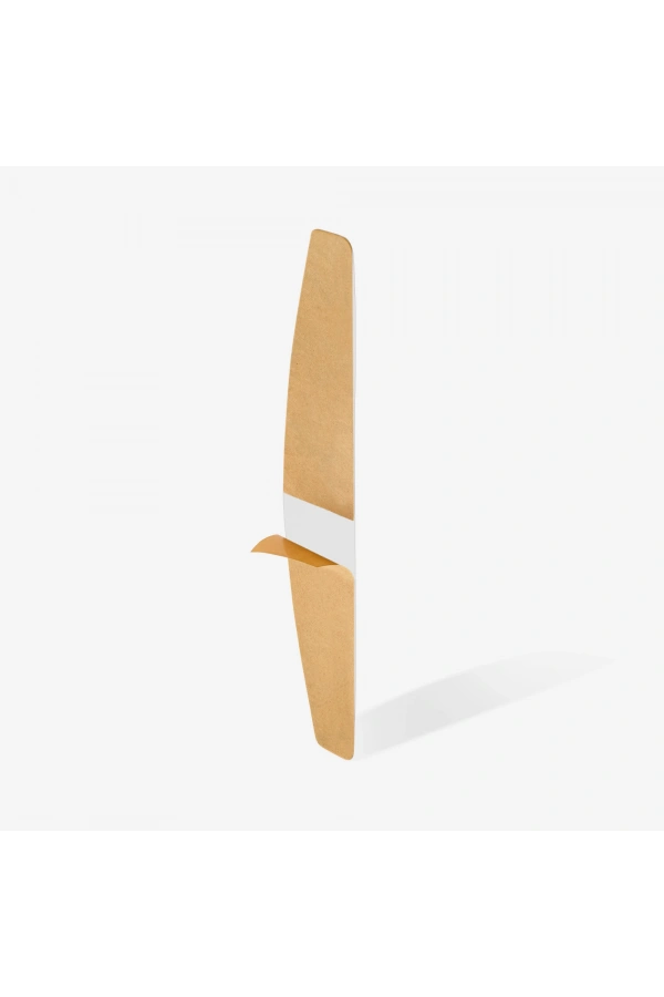 Staleks EXPERT 40 Yarım Ay Törpü İçin Yedek PapmAm Yumuşak Tabanlı Beyaz Törpüler, 100 Grit (30 Adet)