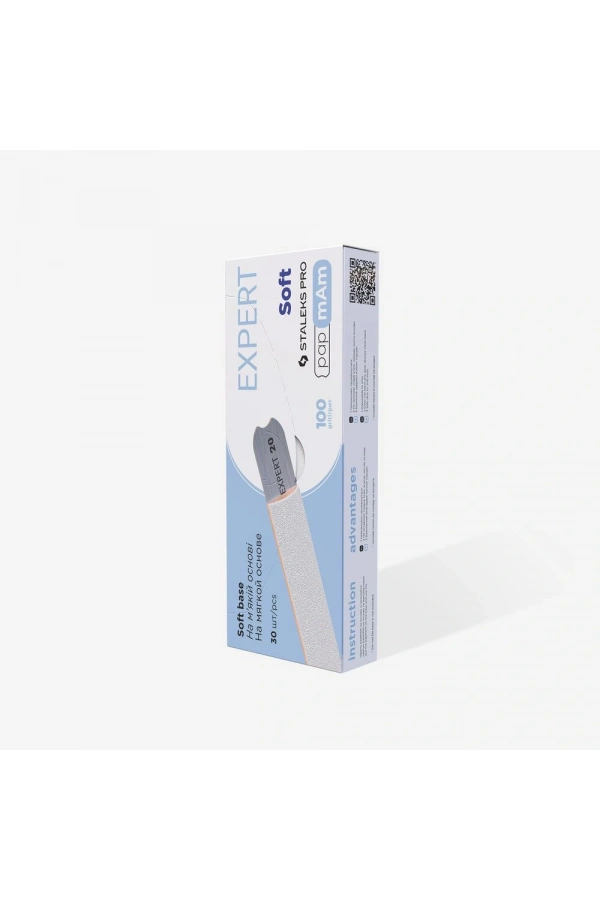 Staleks EXPERT 20 Yedek PapmAm Beyaz Törpüler (Yumuşak Taban),100 Grit (25 Adet)