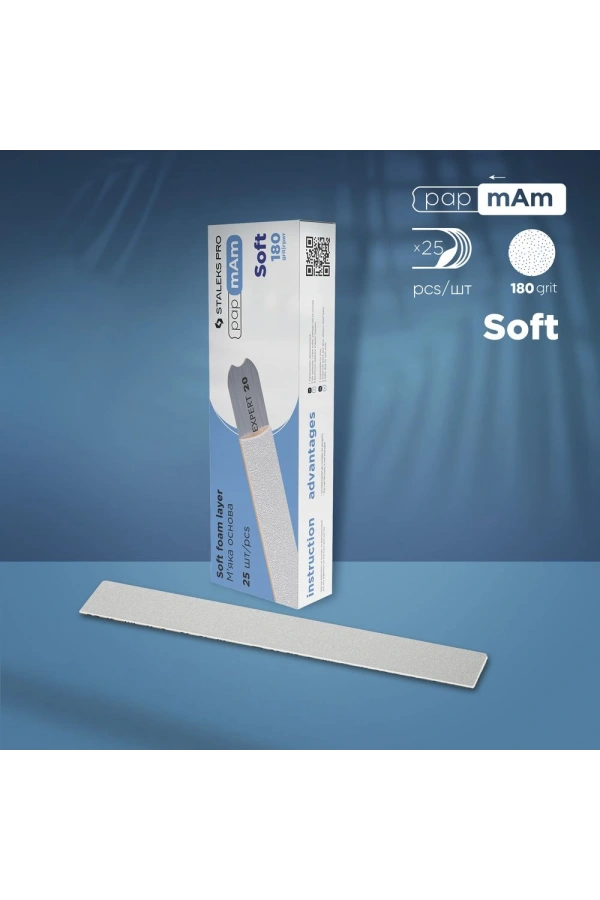 Staleks EXPERT 20 Yedek PapmAm Beyaz Törpüler (Yumuşak Taban) 180 Grit (25 Adet)