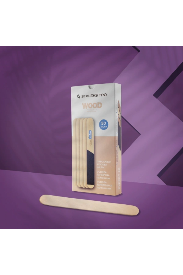 Staleks EXPERT 20 Tek Kullanımlık Düz Ahşap Törpü (Baz) (50 Adet),Set