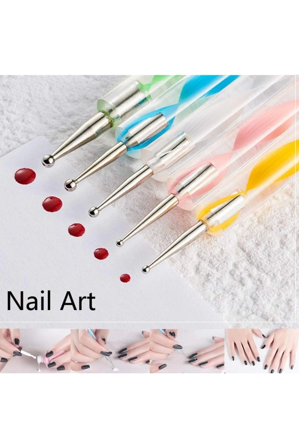 Dot Kalem Seti – Nail Art Nokta Efekt Aracı (5li)