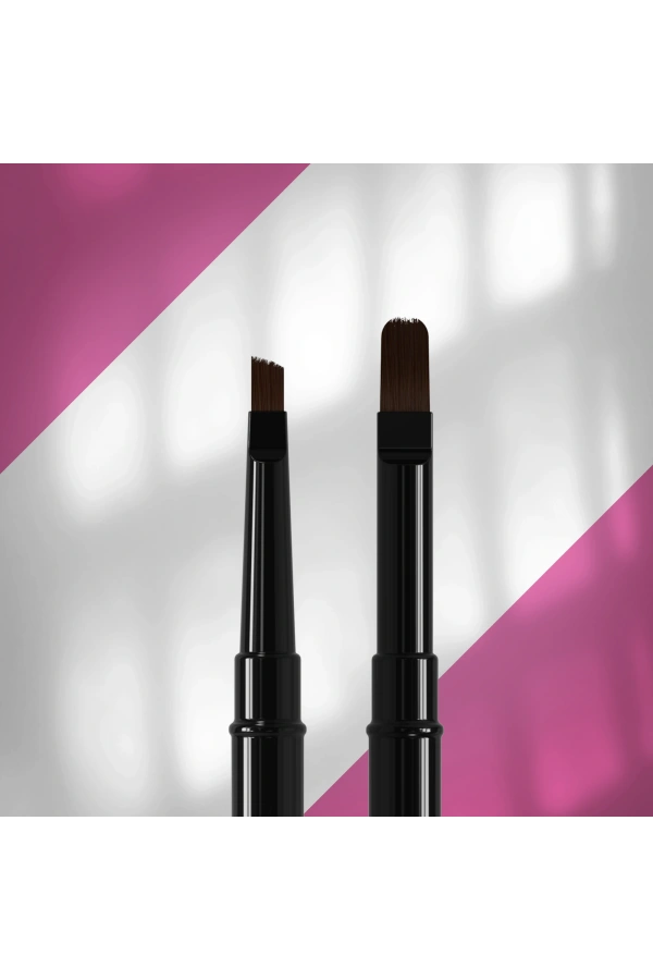 Staleks EXPERT çift taraflı jel fırçası 11 mm / jel fırçası 7 mm