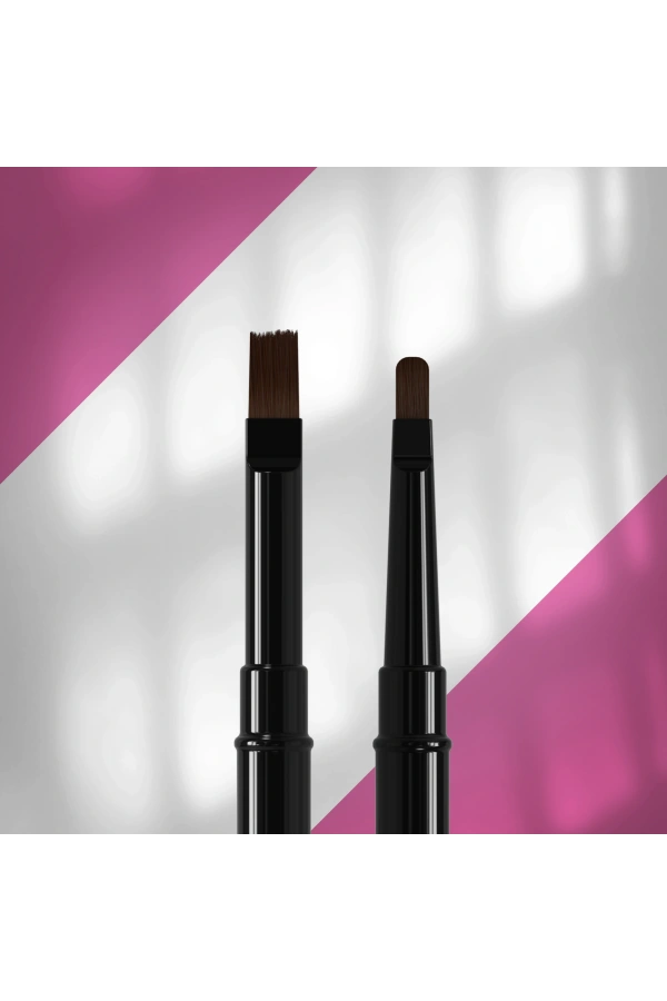 Staleks EXPERT çift taraflı jel fırçası 7 mm / jel fırçası 10 mm