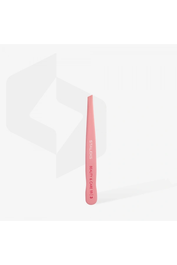 Staleks BEAUTY & CARE 11 TYPE 3 Kaş Cımbızı (Geniş Yamuk Kenarlar)