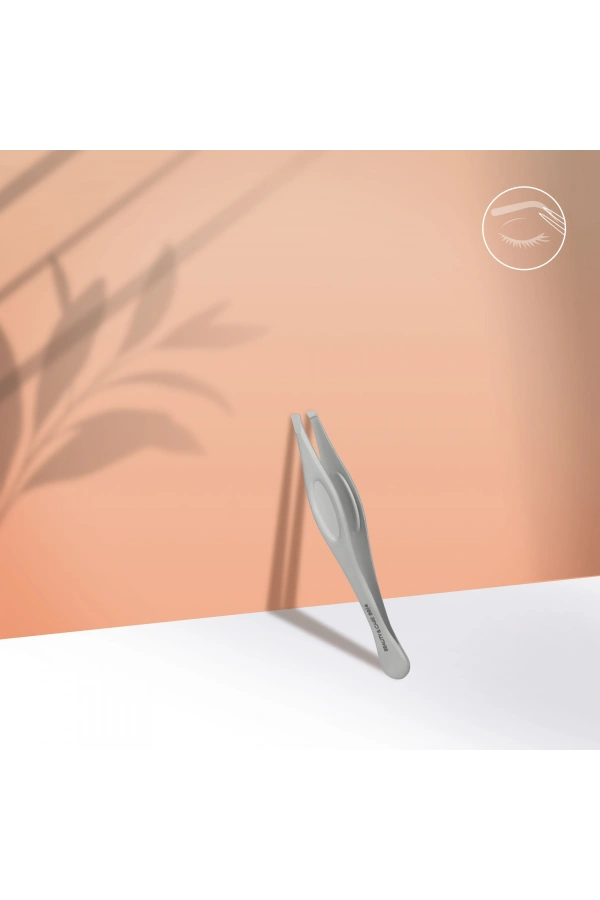 Staleks BEAUTY & CARE 20 TYPE 4 Kaş Cımbızı (Dar Yamuk Kenarlar)