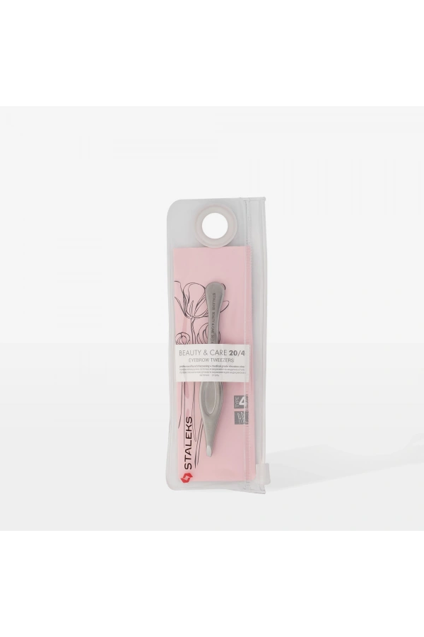 Staleks BEAUTY & CARE 20 TYPE 4 Kaş Cımbızı (Dar Yamuk Kenarlar)