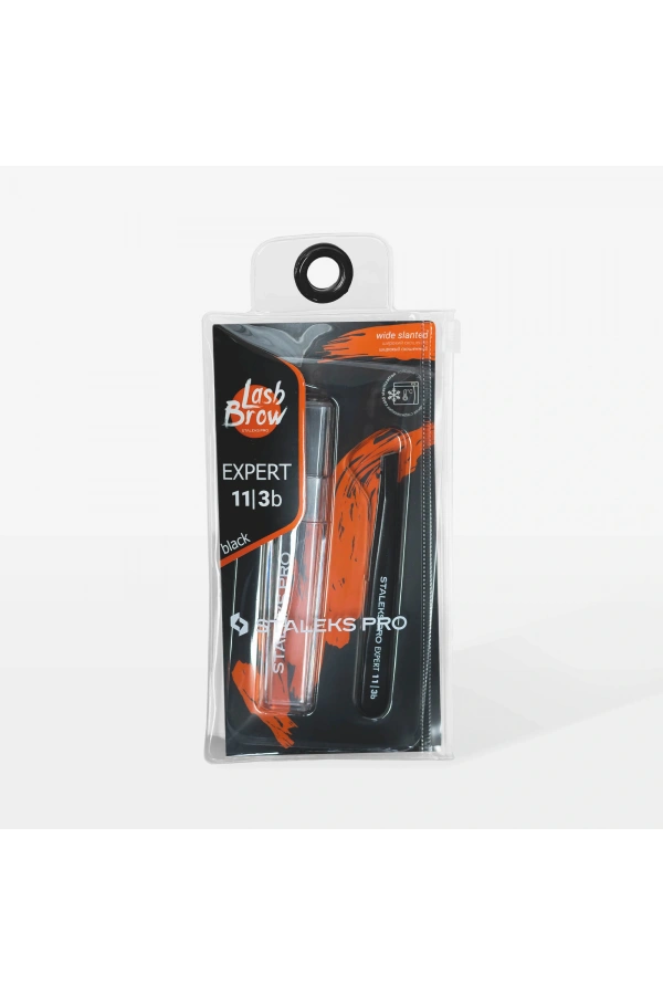 Staleks EXPERT 11 TYPE 3b Kaş Cımbızı (Geniş Yamuk Kenarlar),Siyah